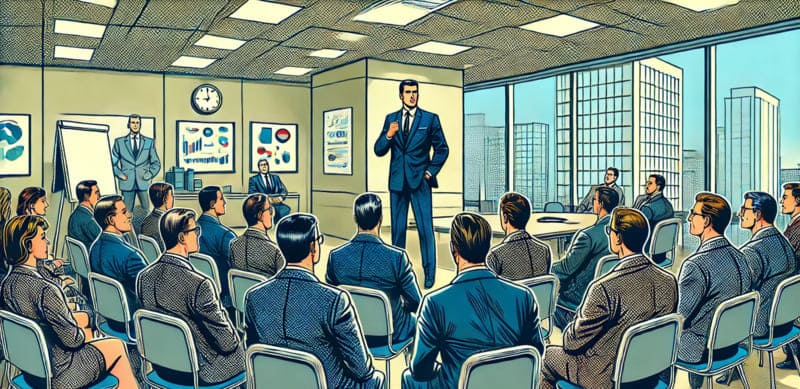朝礼挨拶の一言集集のイメージイラスト