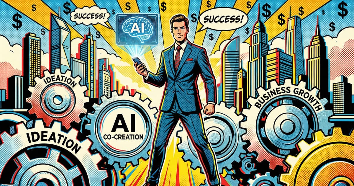 企画のアイデア出しのやり方を説明するビジネスマンのイメージ画像