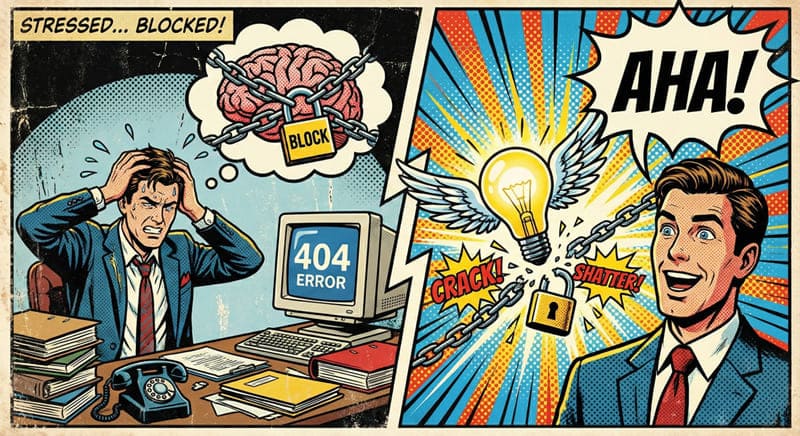 企画のアイデア出しのやり方を説明するビジネスマンのイメージ画像