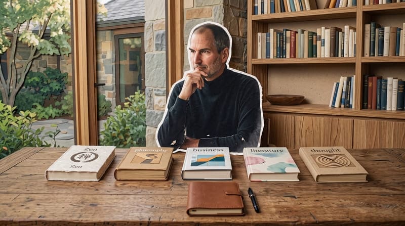 スティーブ・ジョブズは何を読んだ？思想を知る5冊のイメージ